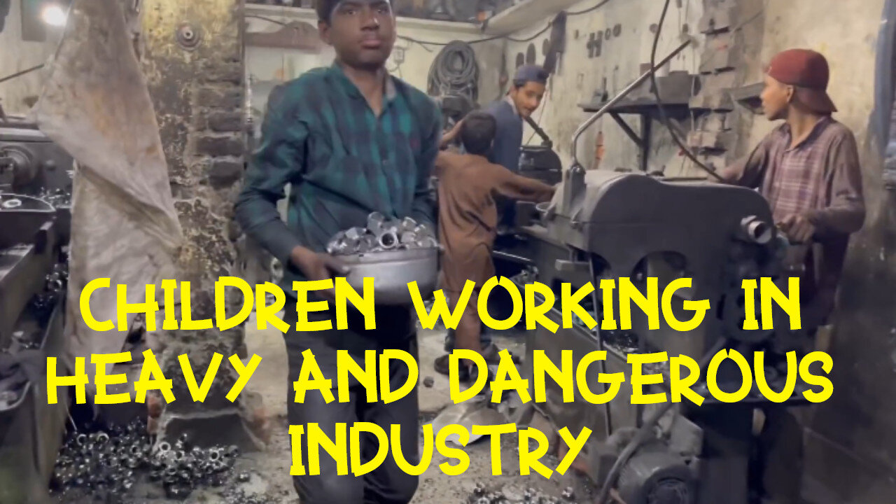 How child labor is used in the production of wheel nuts for trucks!