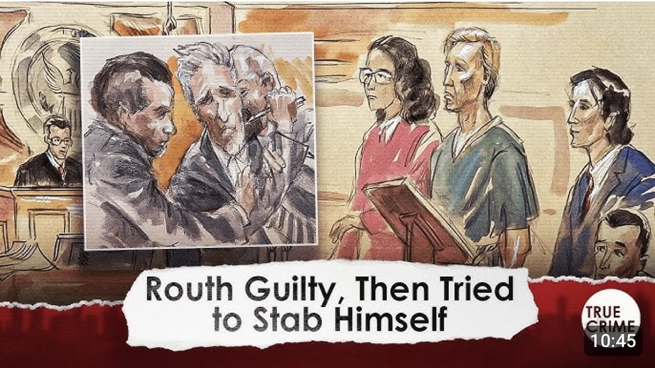 Ryan Routh GUILTY in Trump Assassination Plot Then Tries To STAB Himself After Verdict