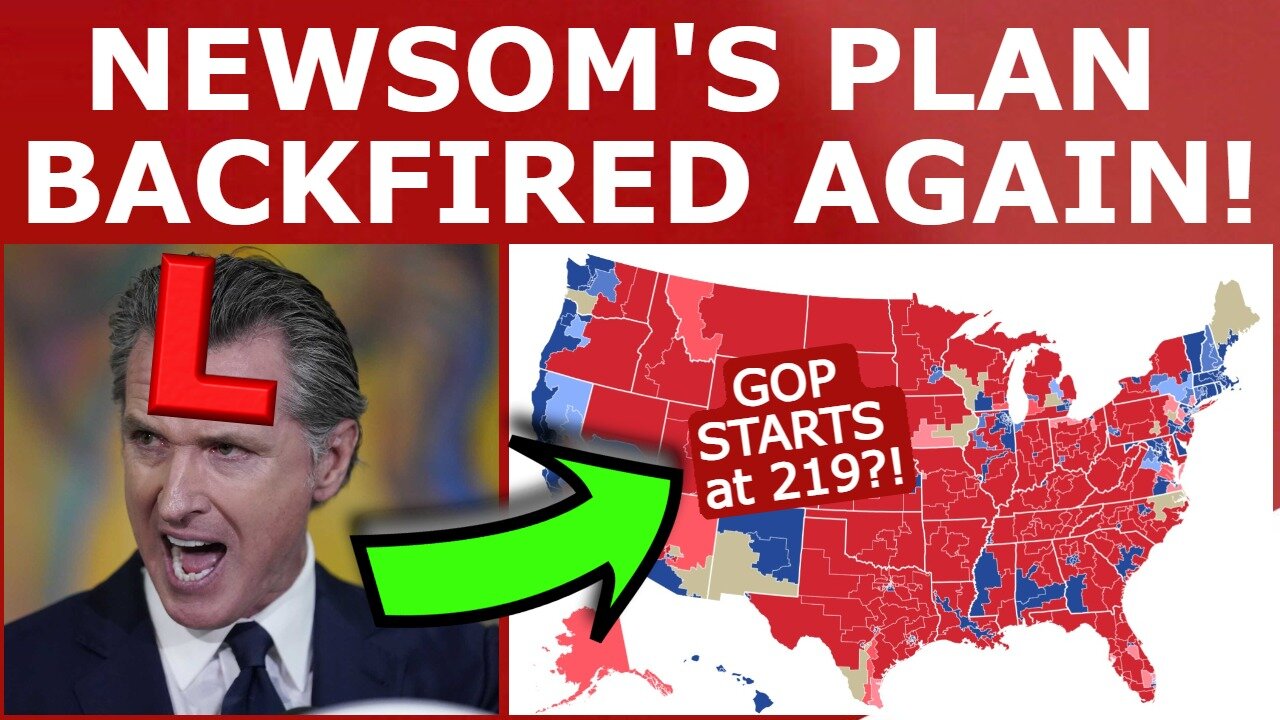 Newsom's Map Stunt Just BACKFIRED AGAIN!