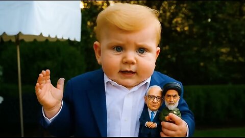 Baby Donald Trump DROPS F-BOMB in Reaction to Iran and Israel