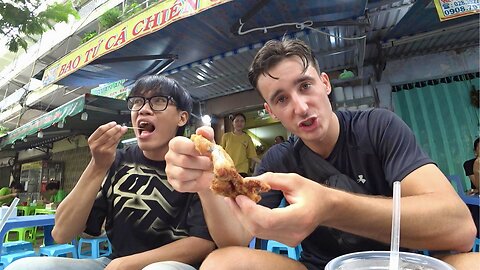 Eating the Craziest food in Saigon 🇻🇳 Bugs, baby duck eggs, worms.