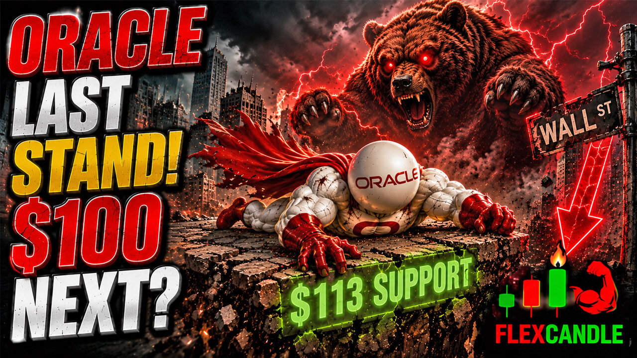 Oracle Stock Analysis: ORCL Breakdown Continues... Is $100 The Next Major Target? EP. 434