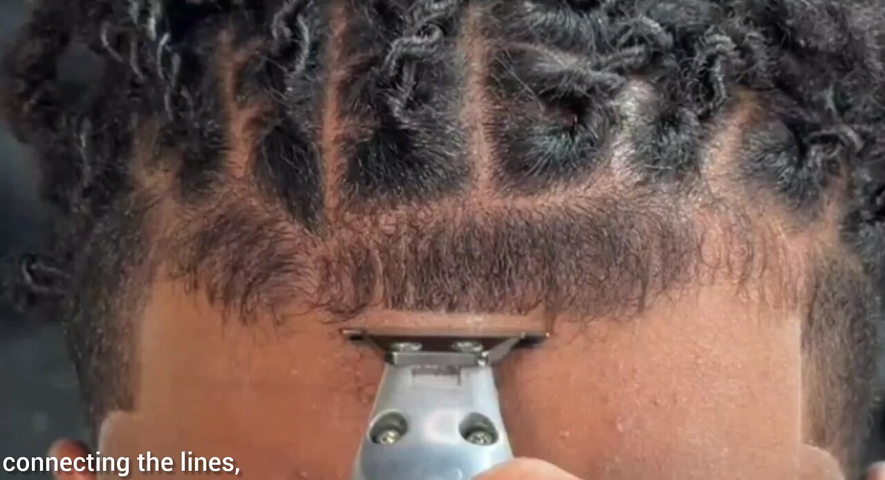 Connect the lines for the cleanest taper.