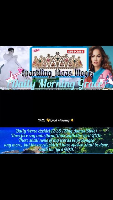 Morning Prayers) Daily Verse Ezekiel 12:28 Therefore say unto them, Thus saith the Lord GOD;