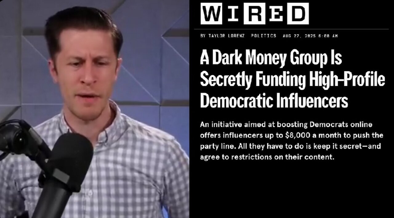 Democrat Influencers Getting Paid To Shill For The Democratic Party
