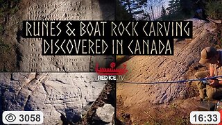 Runes & Boat Rock Carving Discovered In Canada, Hidden 7 Years Until "Explanation" Could Be Found ~ by Red Ice TV (6.7.23)