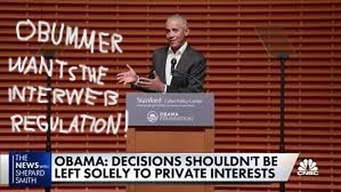 Regulating Social Media: Obummer STILL Thinks He's in Charge!