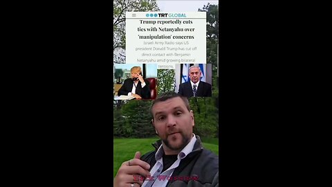 False Flag Incoming ?-Tensions Between Trump An Netanyahu
