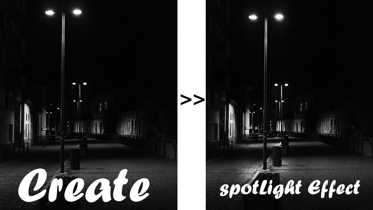 How to Create Spotlight Effect in Photoshop | Photoshop Tutorial | @TechTimeCraft ​