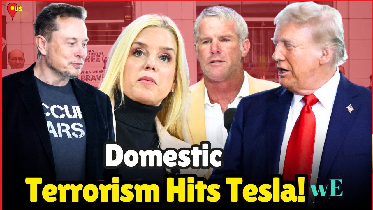 Elon Musk & Trump Backed by Brett Favre After Tesla Protests Turn Violent - WorldEye