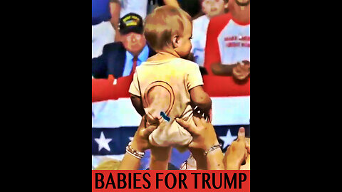 Trump Points To The Q Baby