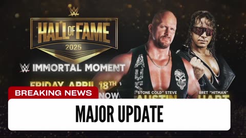 Major Update After First Match Set To Be Inducted Into Hall Of Fame