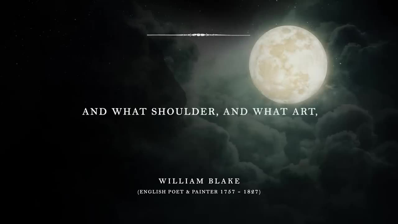 The Tyger – William Blake (Powerful Life Poetry)