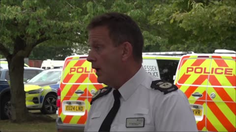 Essex police statement on Epping migrant hotel protests.