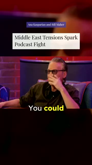 Ana Kasparian vs Bill Maher