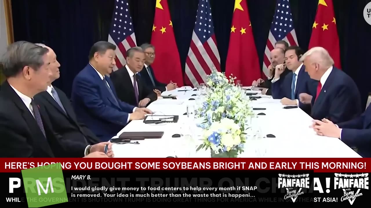 President Trump Talks China | Mike Johnson Shutdown Day 30 | Reacting To JD Vance Questions At TPUSA