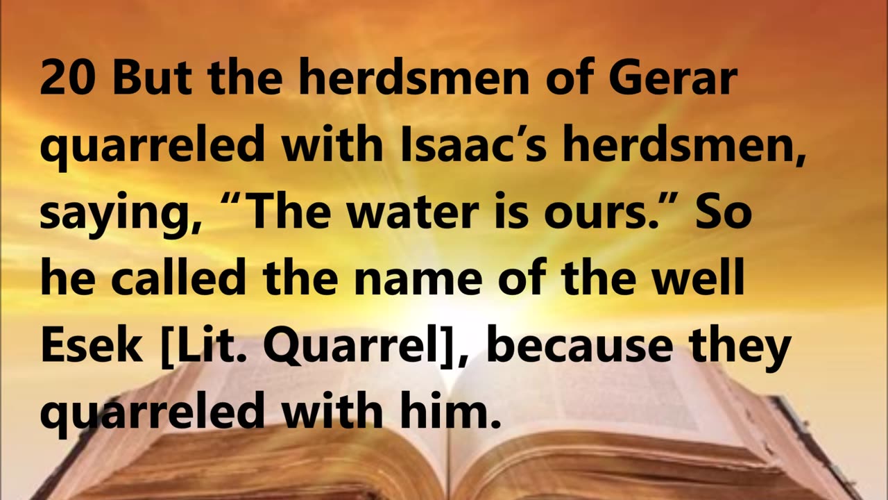 Three wells and their names.