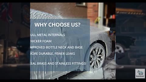 McKillans Car Wash Foam Cannon for Pressure Washer - Snow Lance Soap Dispenser f