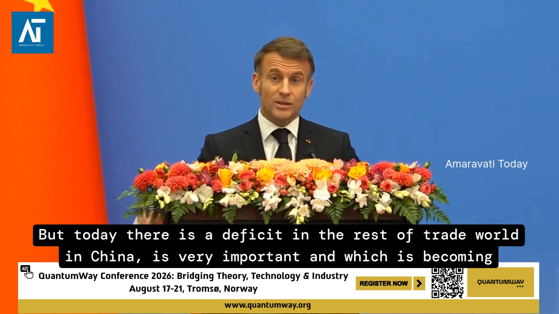 Macron & Xi Conclude Franco-Chinese Business Council Talks in Beijing | Amaravati Today