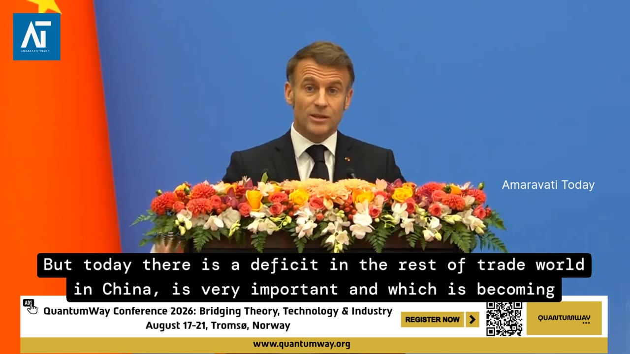 Macron & Xi Conclude Franco-Chinese Business Council Talks in Beijing | Amaravati Today