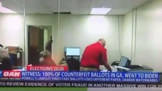 Georgia ballots have been identified as counterfeit and nearly EVERY SINGLE BALLOT