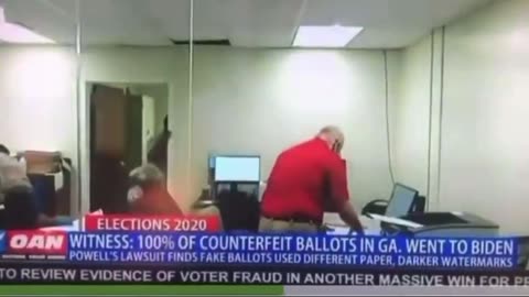 Georgia ballots have been identified as counterfeit and nearly EVERY SINGLE BALLOT