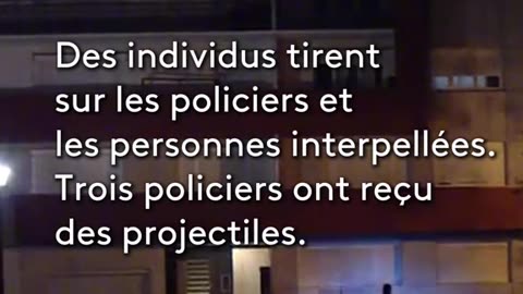 France: des policiers de la bac blessés a Castres