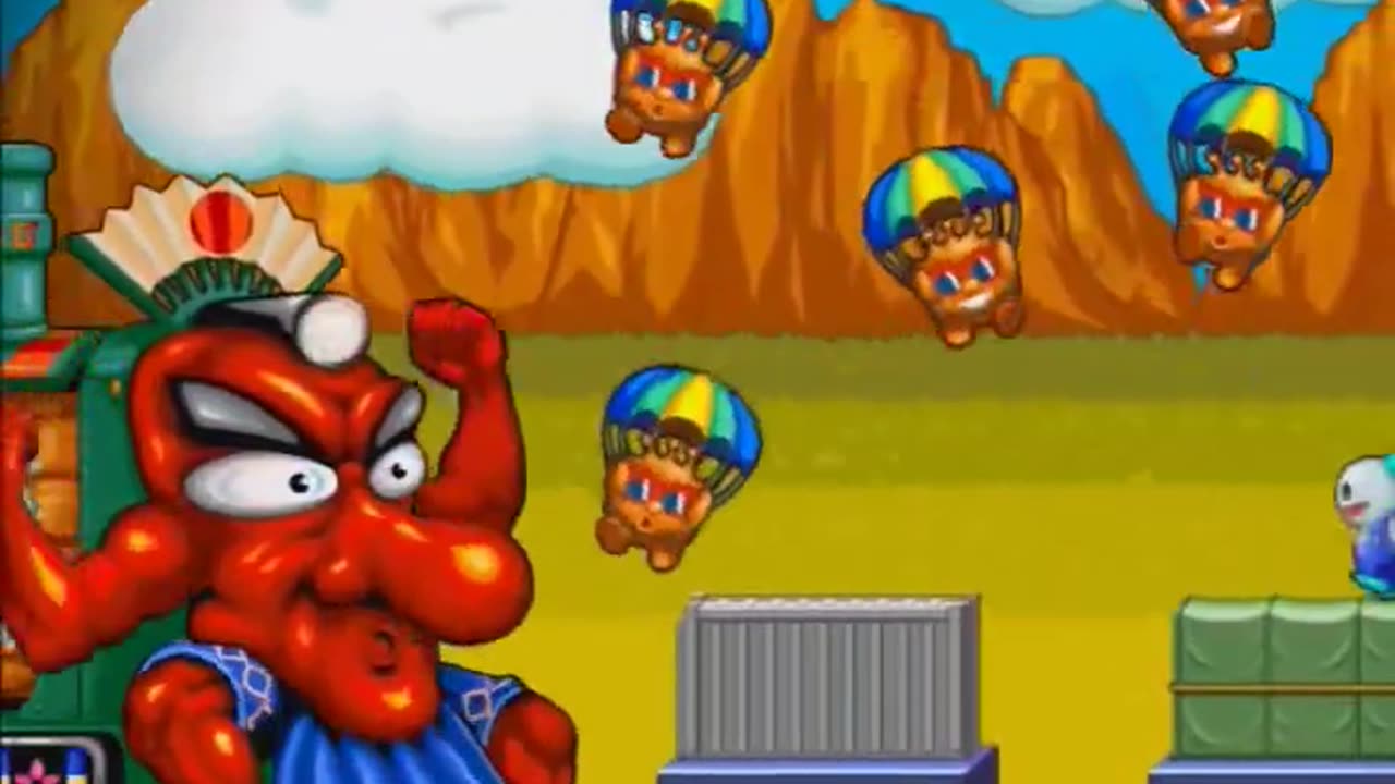 Dangang Train’s 2nd Phase in 60 Seconds! 🚂💥 | Snow Bros. 2 Special Remake #snowbros2 #bossfight