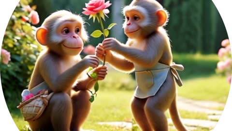 This AI-Generated Monkey Couple Will Melt Your Heart 🐒💞