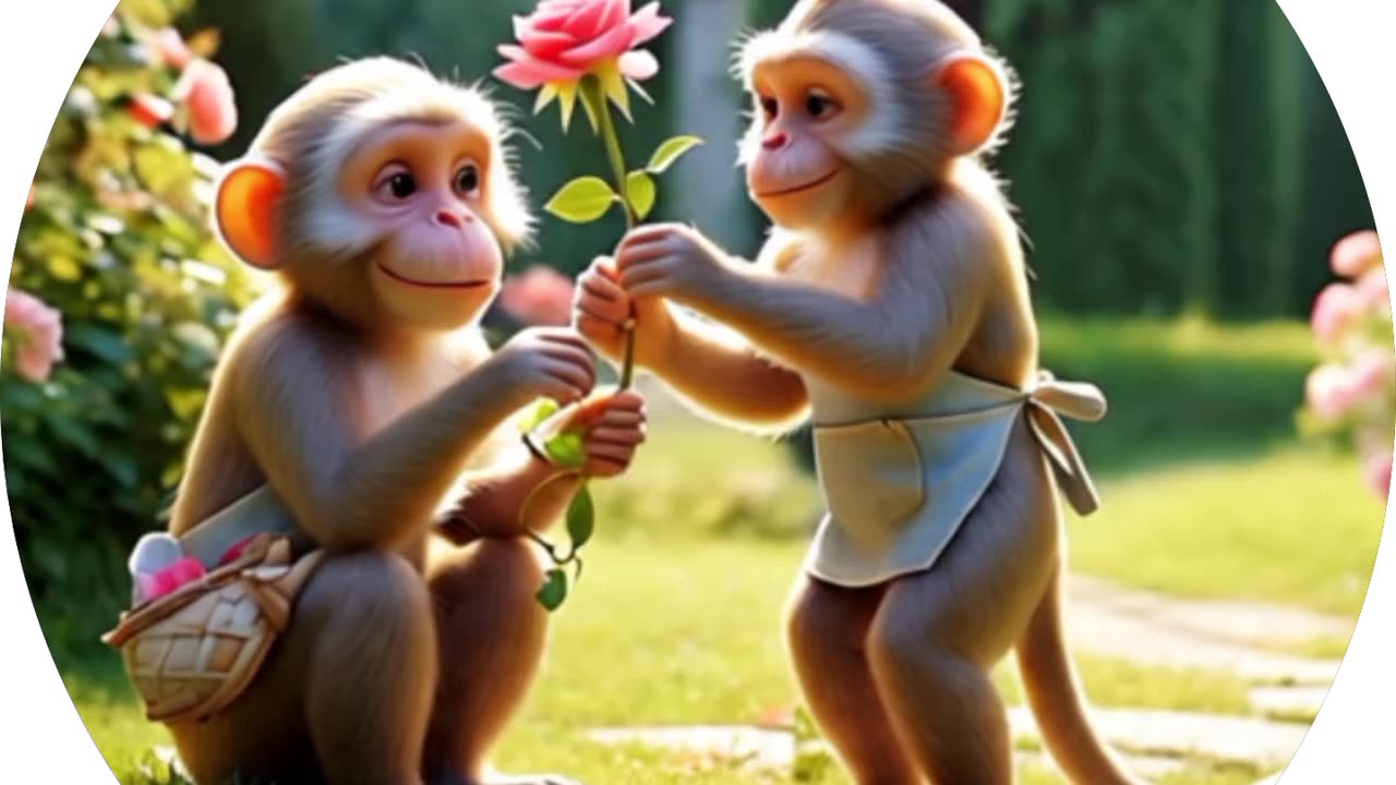 This AI-Generated Monkey Couple Will Melt Your Heart 🐒💞