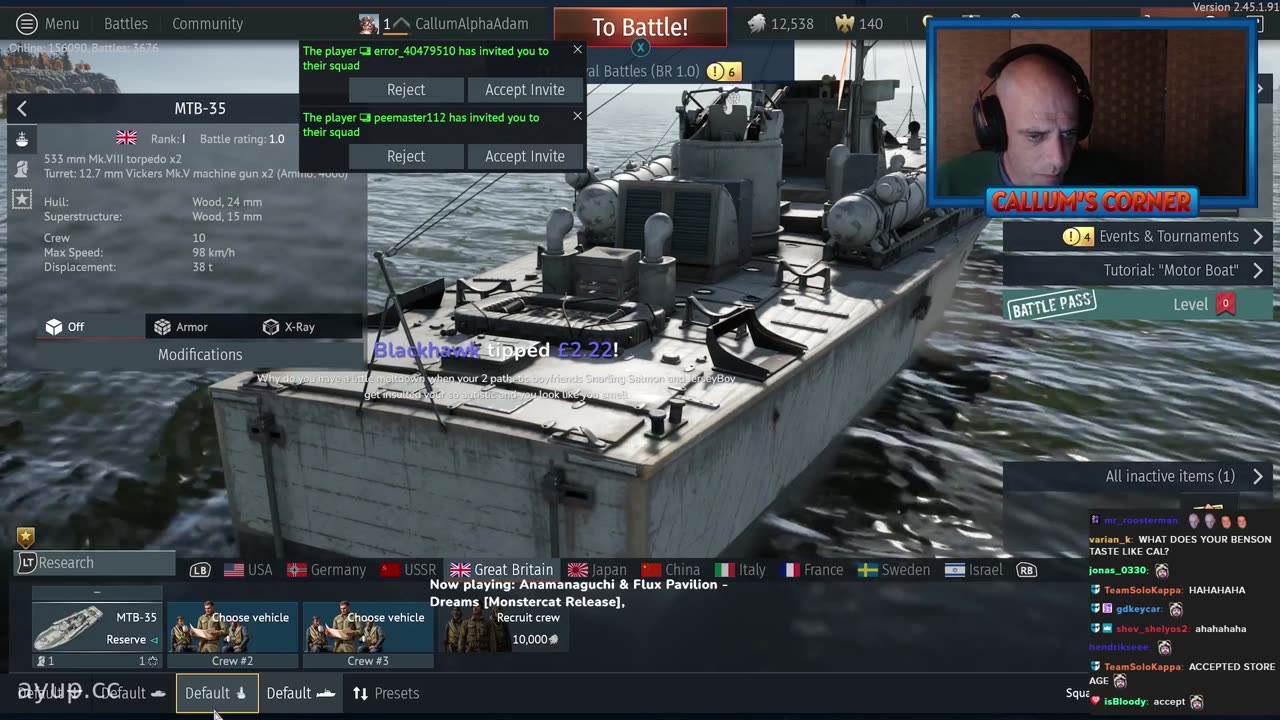 ayupcc - Callum's Corner - 14/05/25 - Thunderous War