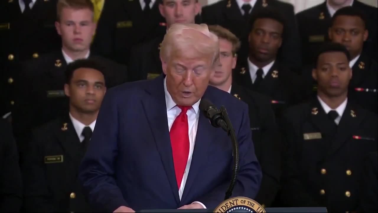 TRUMP: “In February, the U.S. Navy had its best recruiting numbers since 2002.”