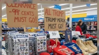 Fact Check: Photo Of Walmart Clearance Sale On All Trump Merch for 99 Cents Is NOT Real - AI Made It