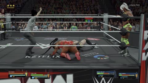 wwe 2k25 7 universe mode Two on Two Tag Team