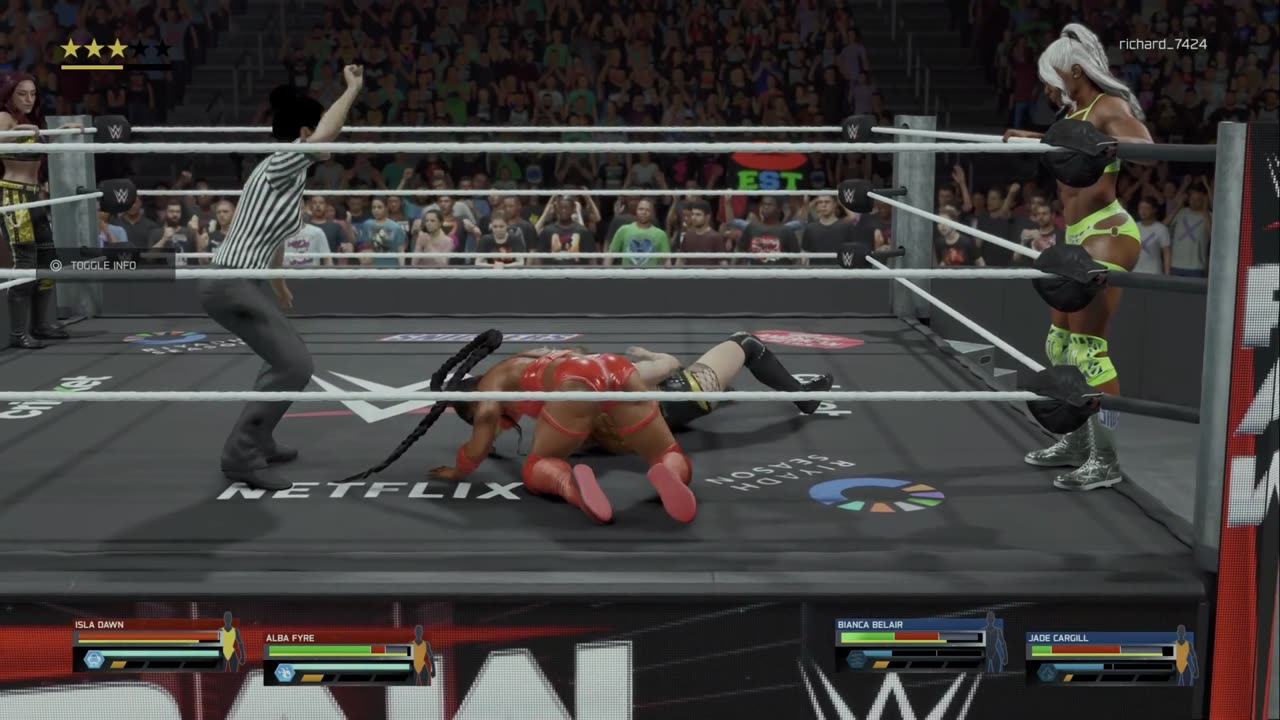 wwe 2k25 7 universe mode Two on Two Tag Team