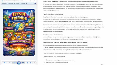 LBF - LETS BE FRIENDS NEDERLAND - AI INTRODUCTIE HUB CENTRIC MARKETING TREND - TOP TEAM ROB BUSER