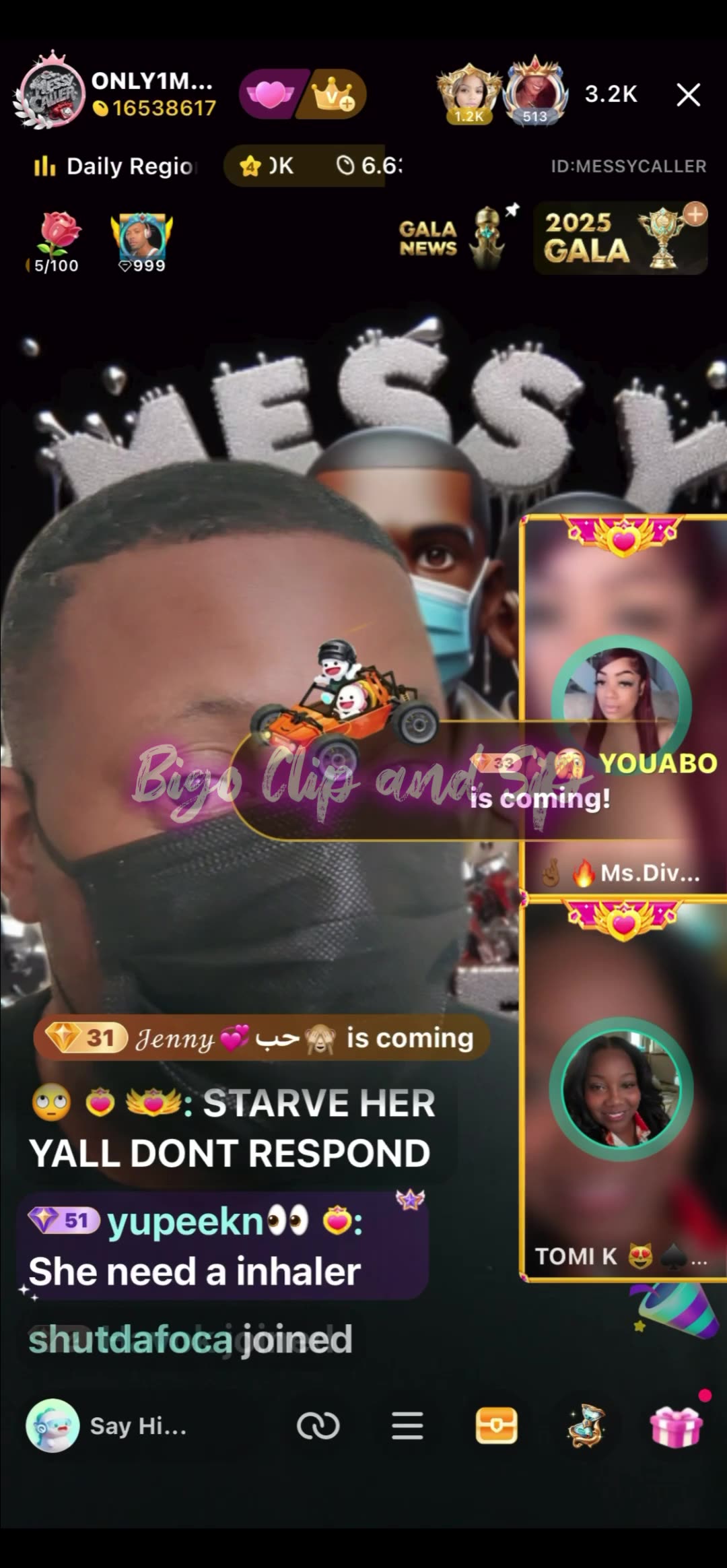 MessyCaller talks to Ms Diverse about leaving DreBabys agency 12/2/25 #bigoclipandsip