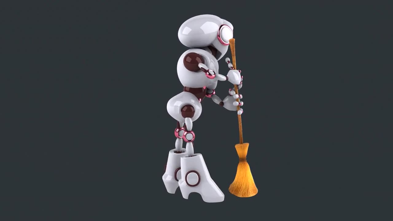 Robot, broom, automation