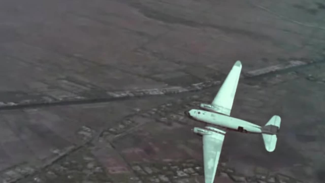 Early AC-47D "Spooky" gunship armed with three 7.62mm Miniguns in action over Vietnam