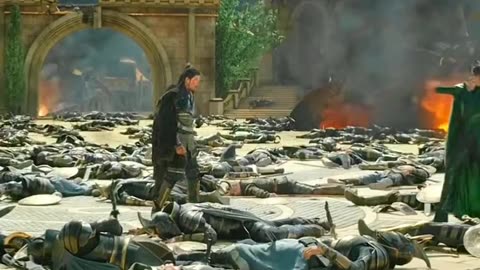hela vs Asgurard , thor Ragnarok