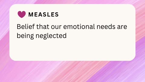 MEASLES ❤️