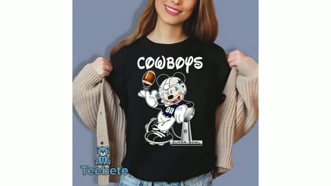 Disney Mickey Mouse Dallas Cowboys Super Bowl Vintage Shirt