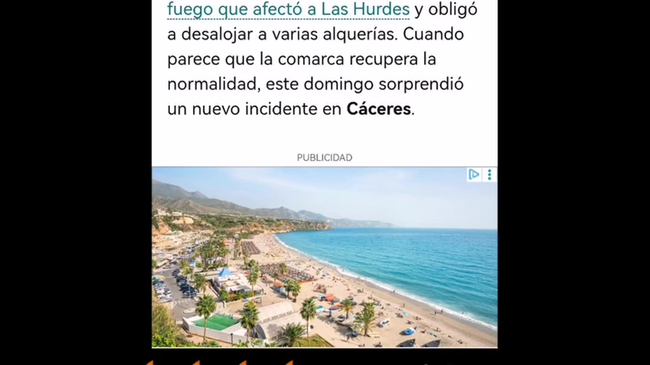 Detenido un hombre por provocar un incendio en Cáceres