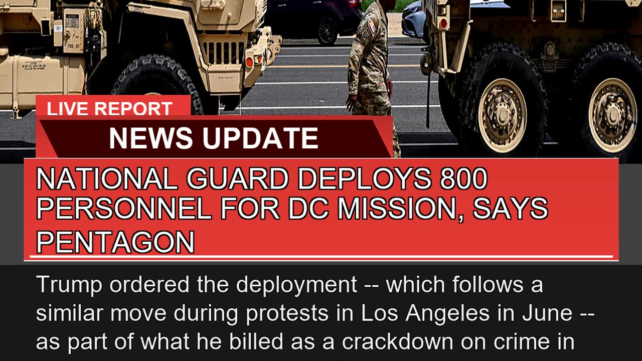 National Guard Deploys Personnel for Dc Missio