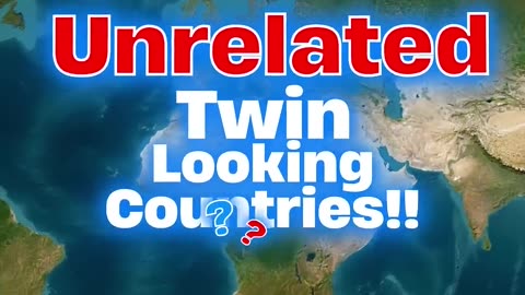 Countries That Looks Like Twins😮