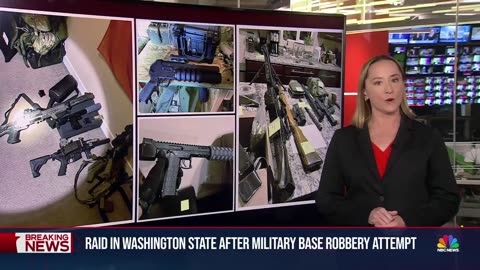 Washington state raid after two men attempt to rob military base