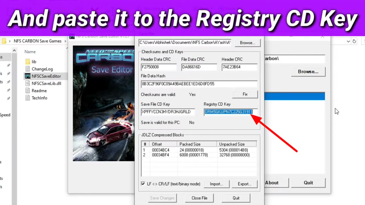 How to Fix "Unable to Load Save Games" in NFS Carbon | Problem Solved | [1080P 60FPS]