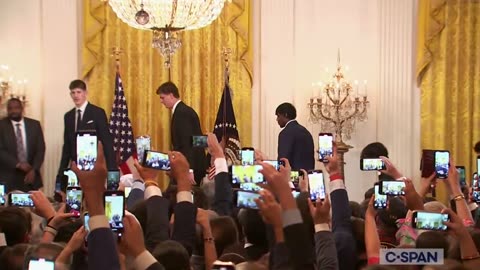 President Trump Welcomes 2025 NCAA Men's Basketball Champions to White House