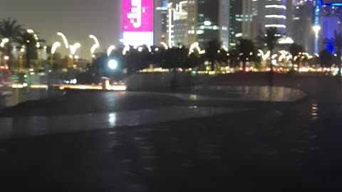doha city night view Vlog video