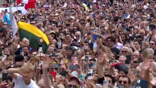 Pope Leo calls for 'no more war' in first Sunday message